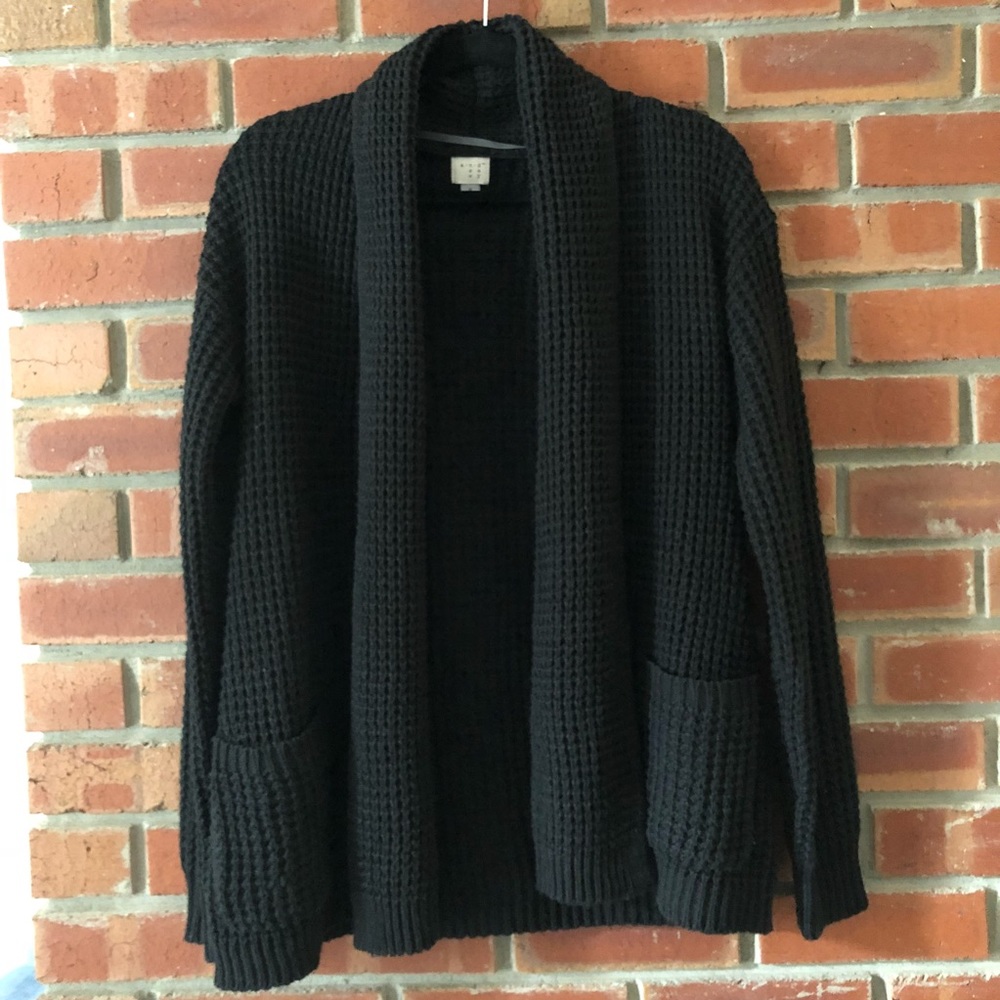 Black chunky sweater